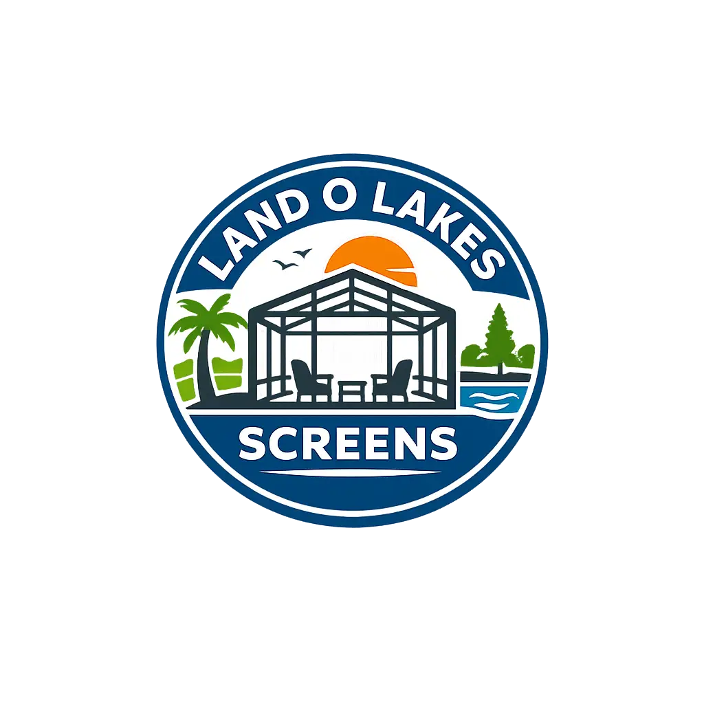 Land O' Lakes Screens logo for screen enclosures in Land O' Lakes, FL